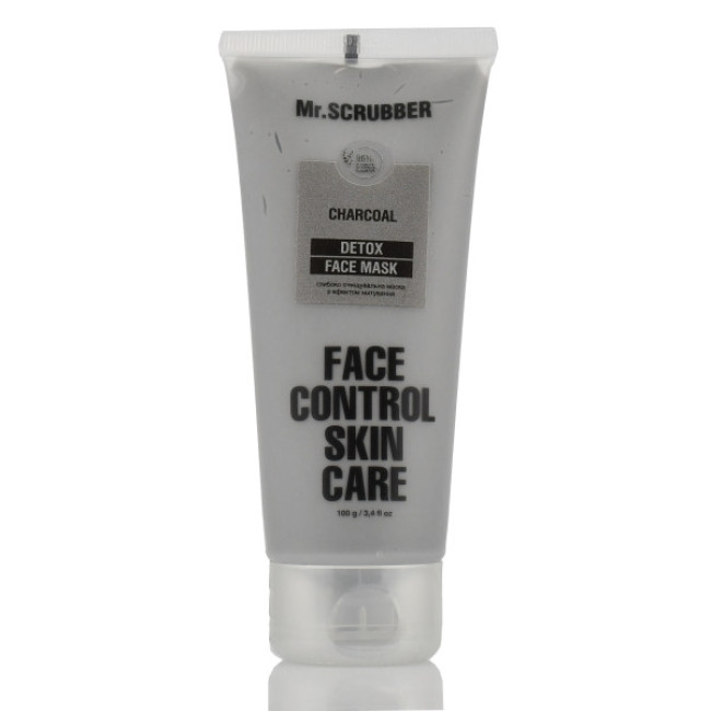 Глибоко очищувальна маска з ефектом матування Mr.Scrubber Detox Face Control 100 мл, фото 3 Глибоко очищувальна маска з ефектом матування Mr.Scrubber Detox Face Control 100 мл, фото 3